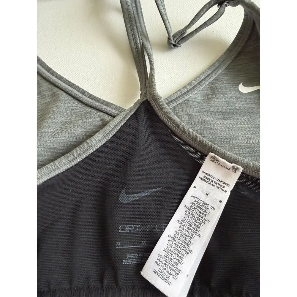 Nike Women's Indy V-Neck Dri-FIT Light Support Sports Bra CZ4456-084 Medium